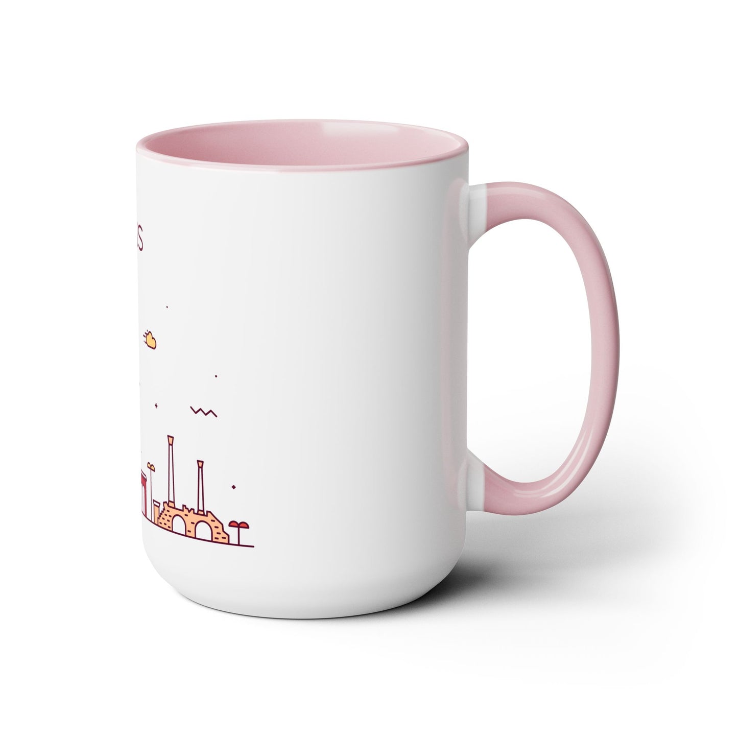 Tunis, Tunisia Coffee Mug - Two-Tone 15oz Size